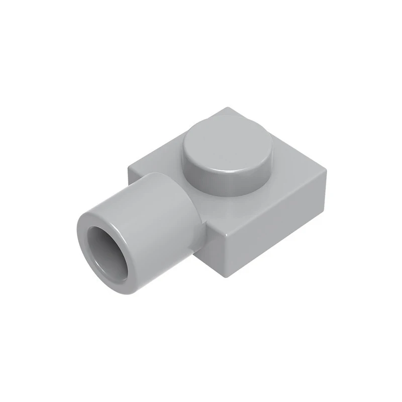 MOC 10 pièces 3024W 1x1 plaque spéciale blocs de construction Kit court 1 trou avec cylindre maison château briques particules jouets enfants cadeau