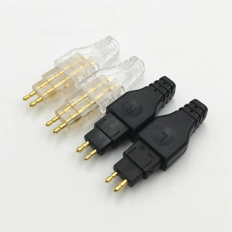 

1Pair Earphone Male Pin Gold Plated Plug Audio Jack for Sennheiser HD414 HD565 HD580 HD600 HD650 Headphone Mini Jack Connector