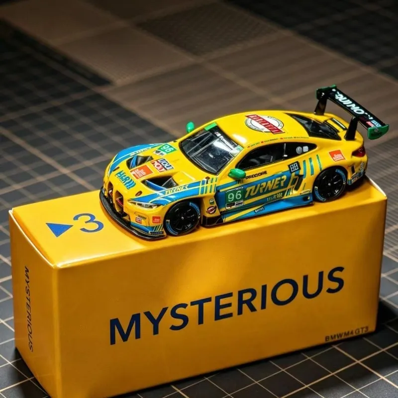 mysterious-1-64-alloy-bmw-m4-gt3-model-96-by-turner-motorsport-a-realistic-car-figurine-for-adult-collection-a-gift-for-boys