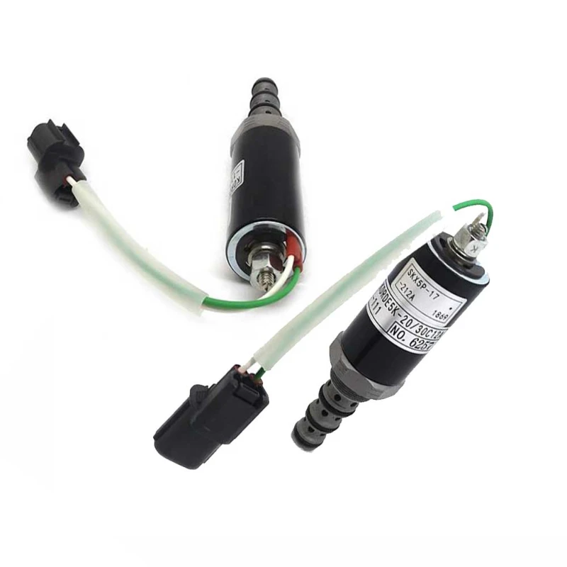 XOJOX Excavator Parts Hydraulic Pump Solenoid Valve Skx5p-17-212 Kdrde5k-20/30c12a-111 -101 Sk120-5 Sk200-5 Interior Parts