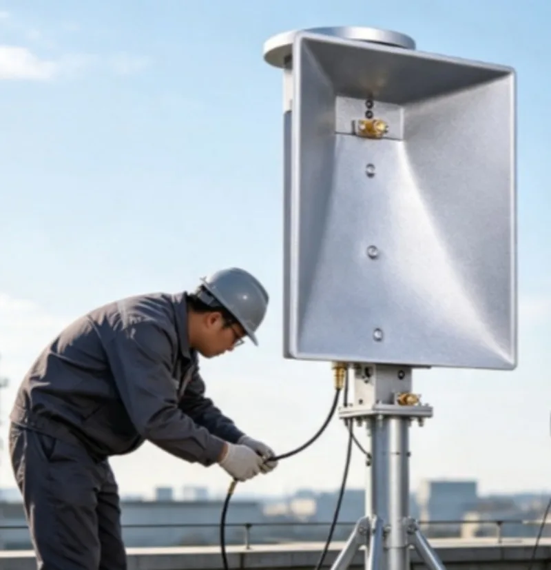 16dBi Standard Gain Broadband Dual Ridge Horn Antenna 1.6-18GHz Signal Communication Equipment