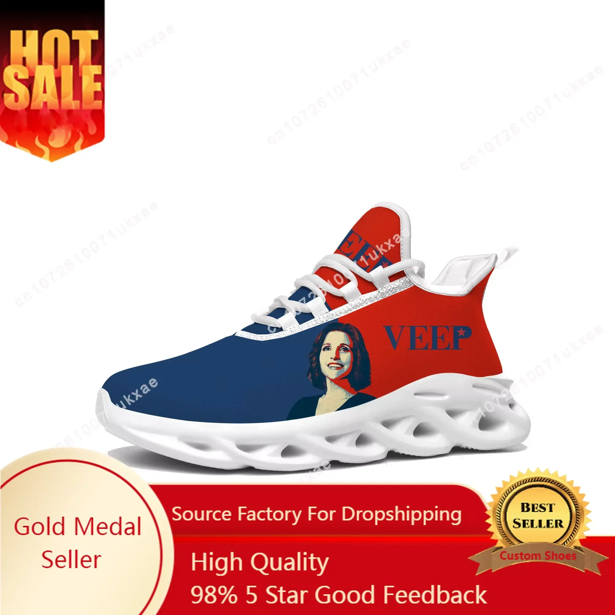 

Veep Flats Sneakers Mens Womens Sports Running Shoes High Quality Selina Meyer Sneaker Lace Up Mesh Footwear custom made Shoe