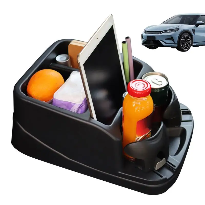 

Car Rear Seat Cup Holder Storage Box Multifunctional Auto Arm Rest Storage Box Center Console Organizer Car Interior Accessories
