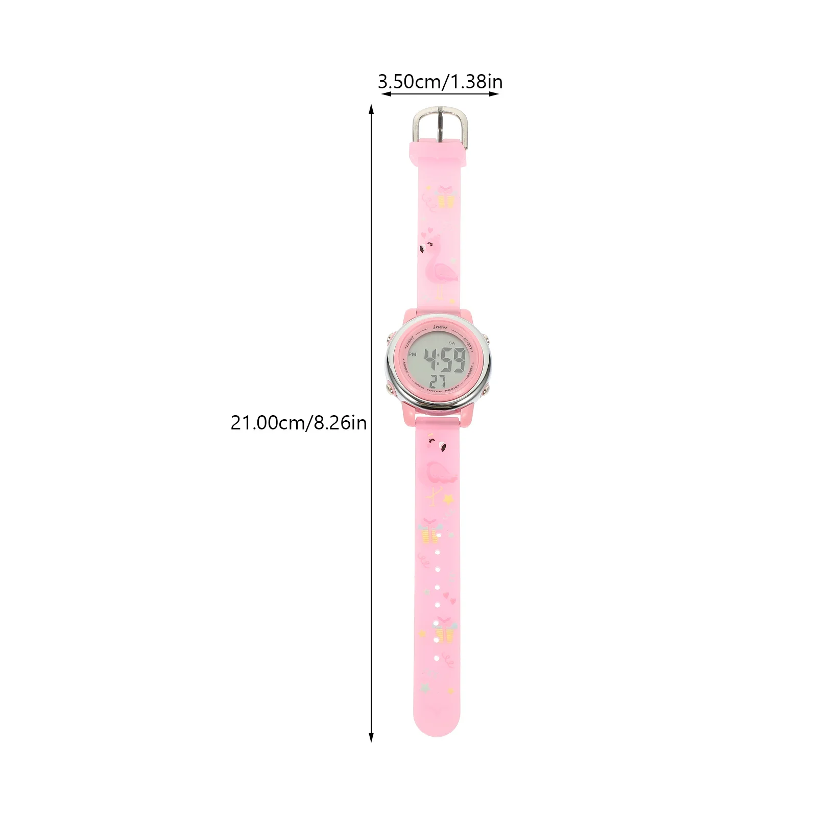 Night Glow Waterproof Cartoon Watch Multi-Functional LED Electronic Student Watch Portable Adjustable Birthday Gift
