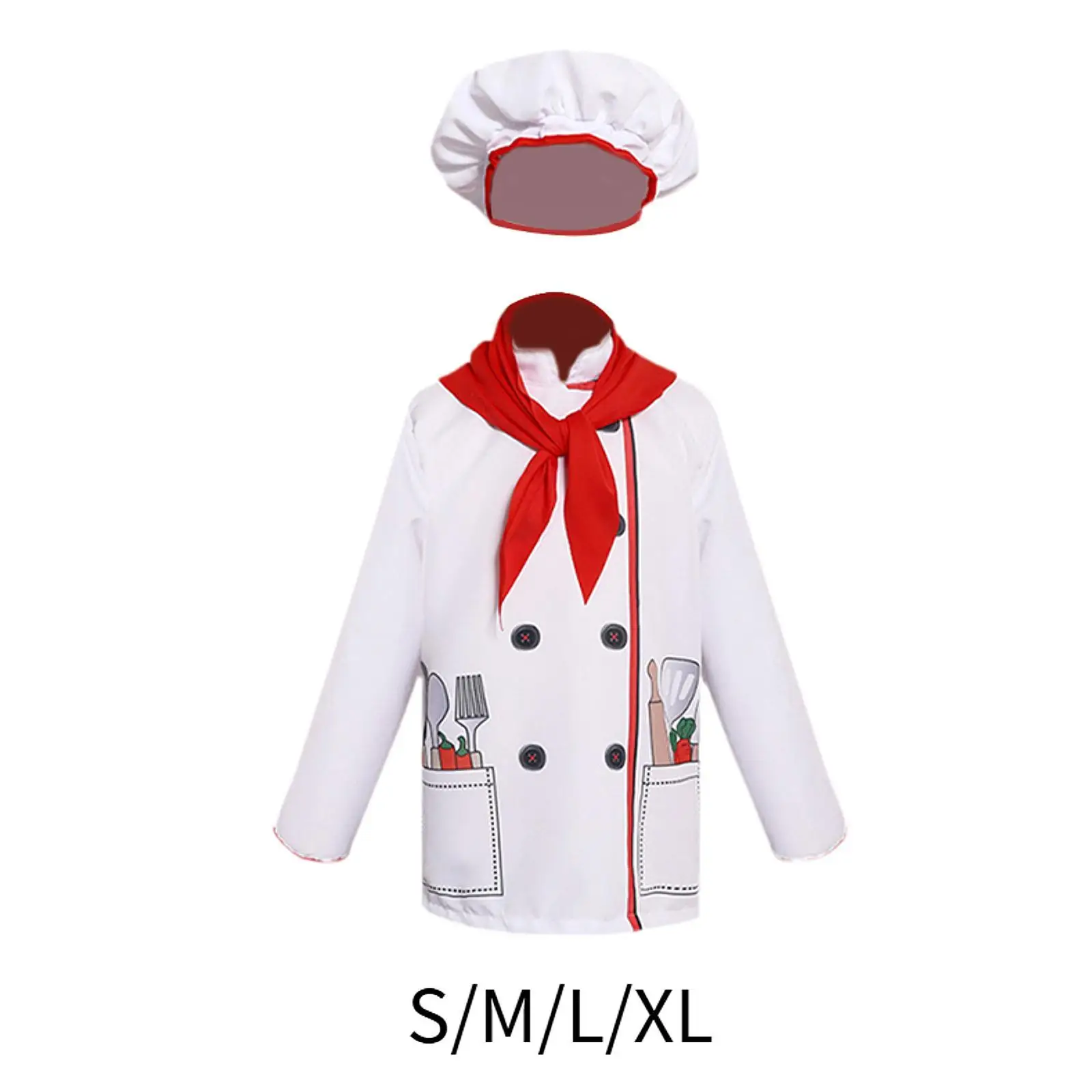 Costume de Chef pour enfants, ensemble de déguisement à la mode pour cadeaux, fête à thème, mascarade