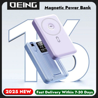 20000mAh 15W Wireless Magnetic Power Bank 22.5W Fast Charging External Battery For Apple Watch AirPods iPhone Samsung Powerbank