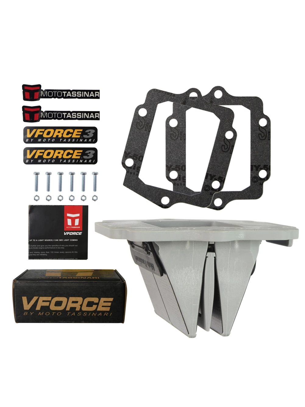 AliExpress NONE V-Force 3  Reed Valve System For KX125 1982-1992 KMX125 1999-2001 KX500 1983-1984 2 Stroke Dirt Bike Complete Kit