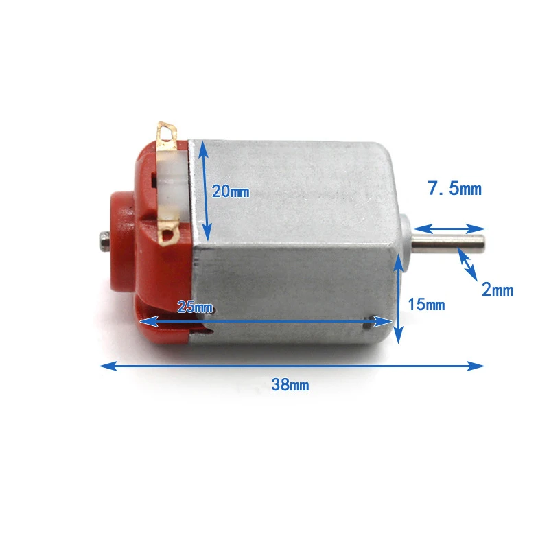 10Pcs 130 Micro DC Motor 3V-6V 8000RPM Miniature Electric motor four-wheel motor small DIY Toys Hobbies Smart Car