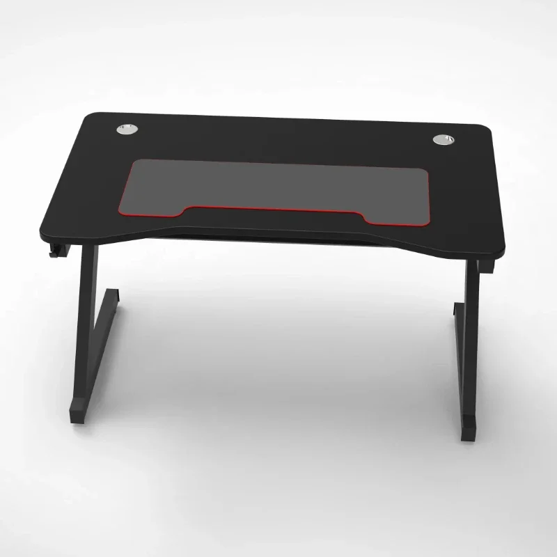 Hot sales Factory Custom Led Light Office Computer Table Picture Black RGB Cheap Gaming Desk Corner Computer Desk for Gaming PC view 4