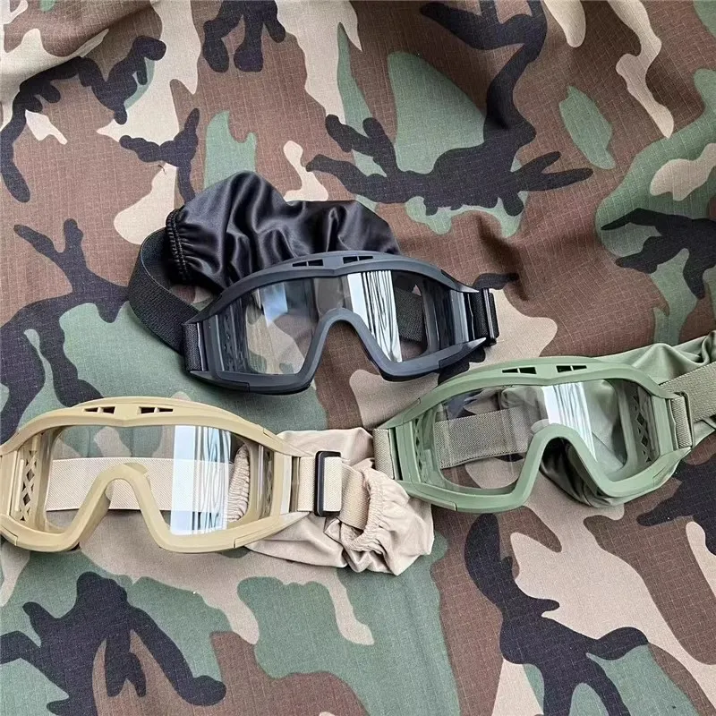 Taktische Schutzbrille mit Anti-Fragmentations-Armee-Fan der Wüste mit Schlagfestigkeit