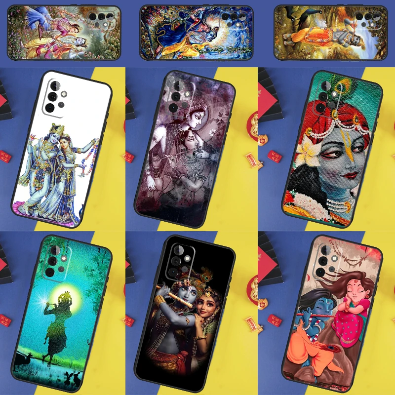 Lord Krishna Radha For Samsung Galaxy A54 A34 A14 A13 A33 A53 A36 A05 A06 A16 A32 A52 A55 A35 A15 A56 A26 Case