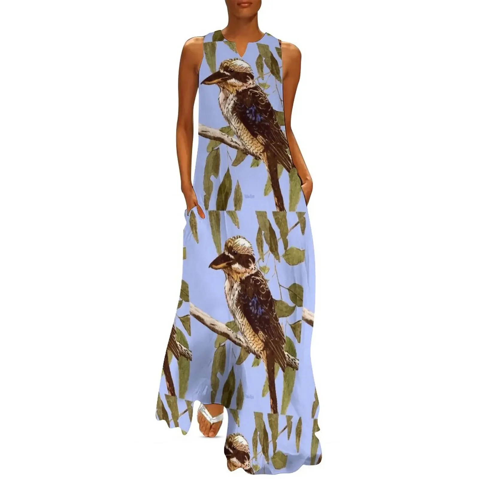 

Kookaburra Long Dress Summer skirt Casual dresses african dresses for woman loose summer dress Dress