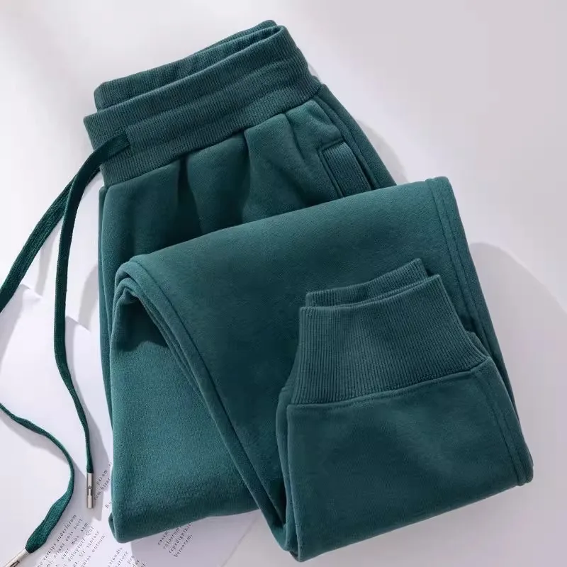 

Мужские спортивные брюки Extra Large 300 Pou, осенне-зимние, новые, утепленные флисом, свободные, повседневные, с манжетами