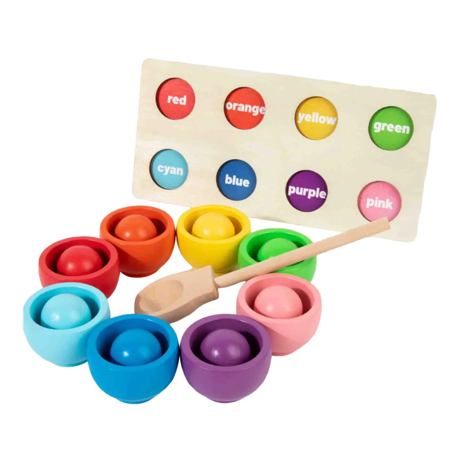 Boules dans les tasses développement cadeau d'anniversaire bébé couleur tri tasses pour enfants