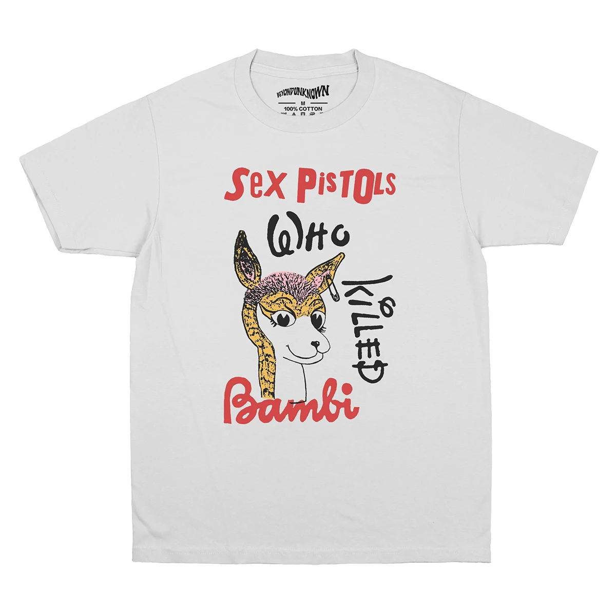 Sex Pistols T Shirt Who Killed Bambi Punk Rock Band The Clash 