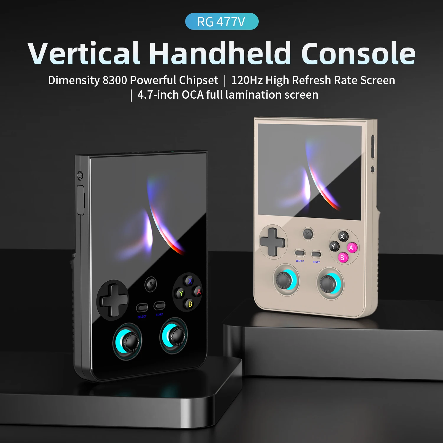 Retro Handheld Game Console 4.7-inch LTPS Game Player Dimensity Online Multiplayer Streaming