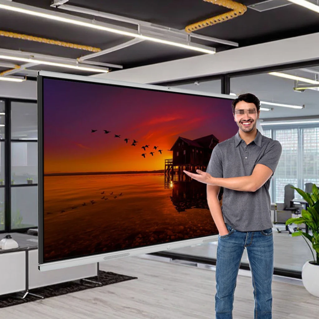 Education 75'' Class Interactive Digital Whiteboard All In One Touch Panel Smart Board For School Teaching
