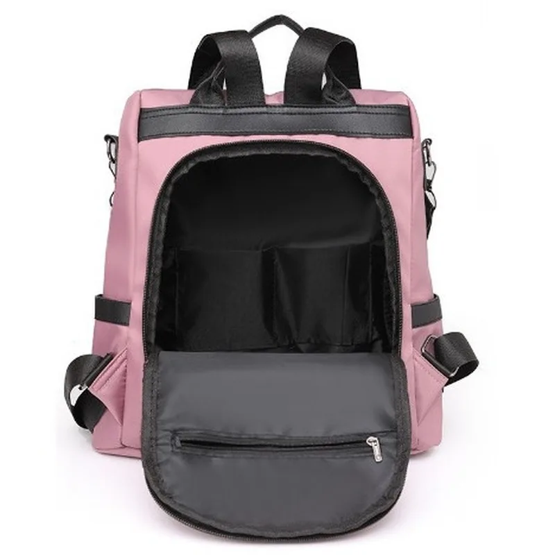 حقيبة ظهر أكسفورد للنساء - حقيبة ظهر خفيفة الوزن للسفر مع جيوب مخفية (حمل كاجوال مقاوم للماء)