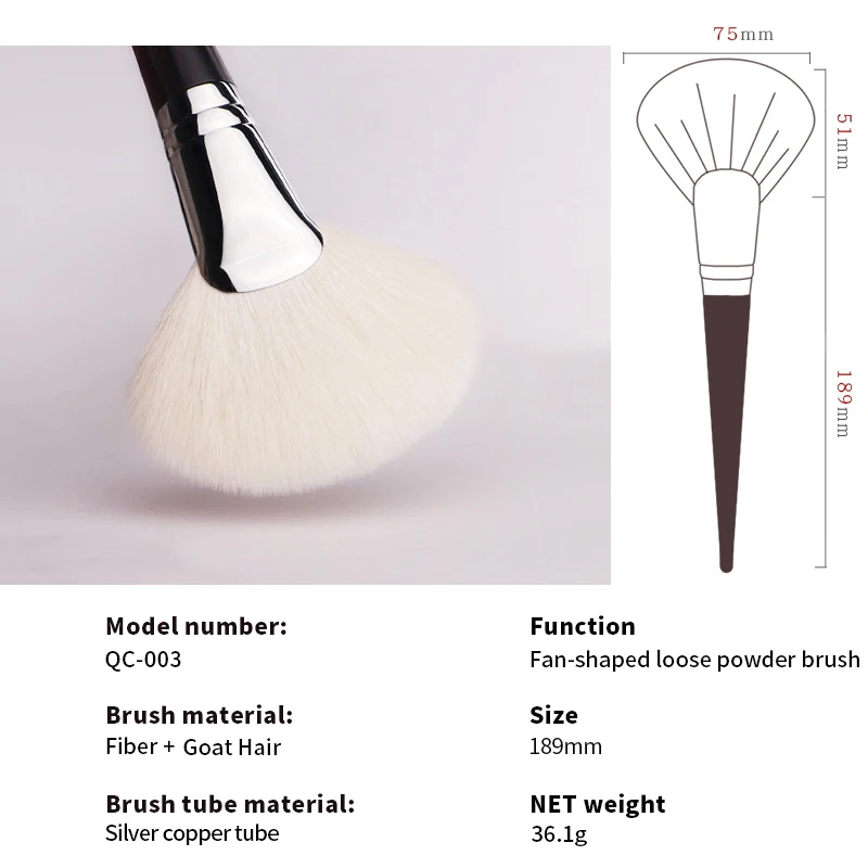 CHICHODO Makeup Brushes-Peach Blossom Series-Single Professional High Quality Soft Wool Concealer brush Beauty Make up Tool