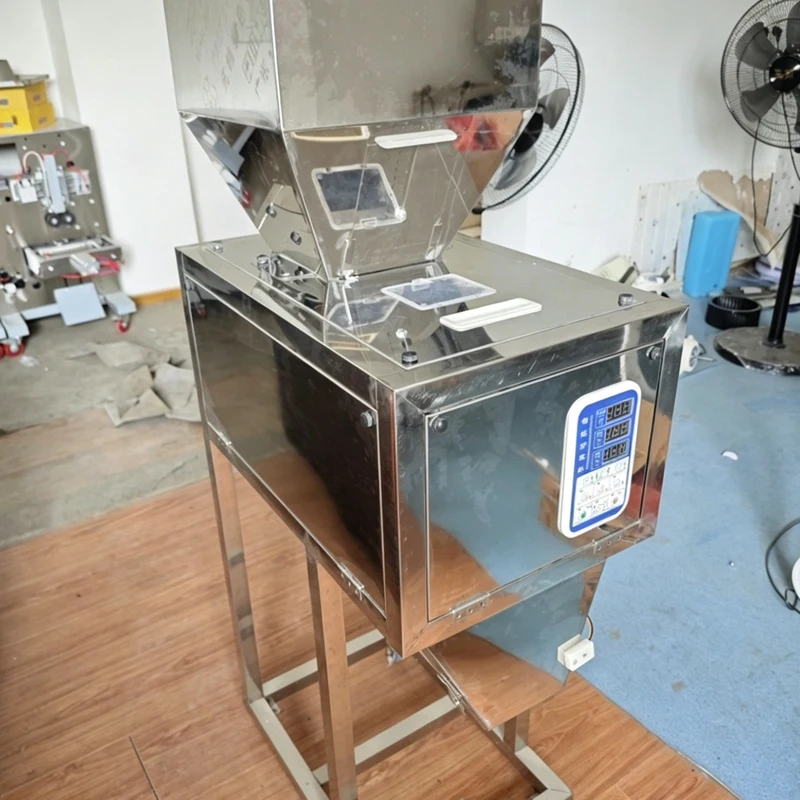 Commercial Semi-Automatic Packaging Machine for Biscuits Chocolate Boxes Screw Powder Quantitative Filling for Business Use