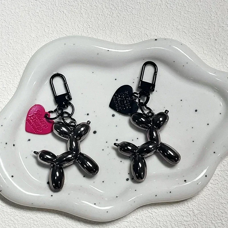 Y2K Balloon Dog Keychain Models for Girls Sweet Ins Style Balloon Dog Phone Chain Key Buckle Accessories Bag Pendant Toys New image 2