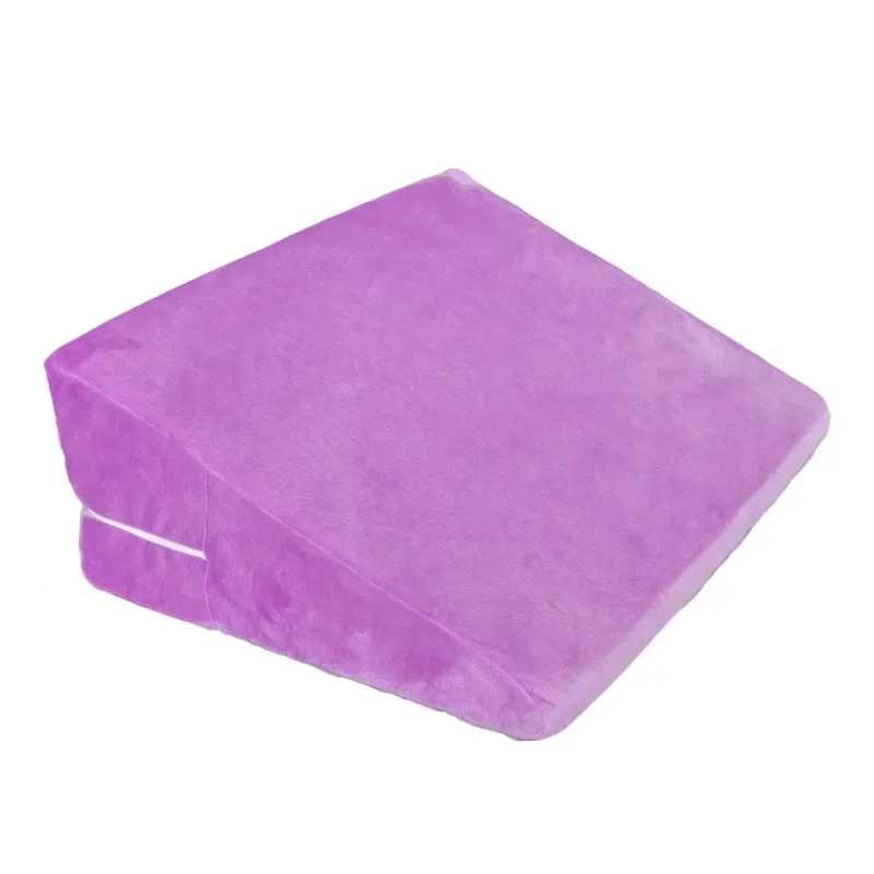 Cushion Sponge Flocking Wedge Love Pillow Triangle Master Cushion Labor-saving Sitting Bed Inflatable Sofa Furniture Chair Games