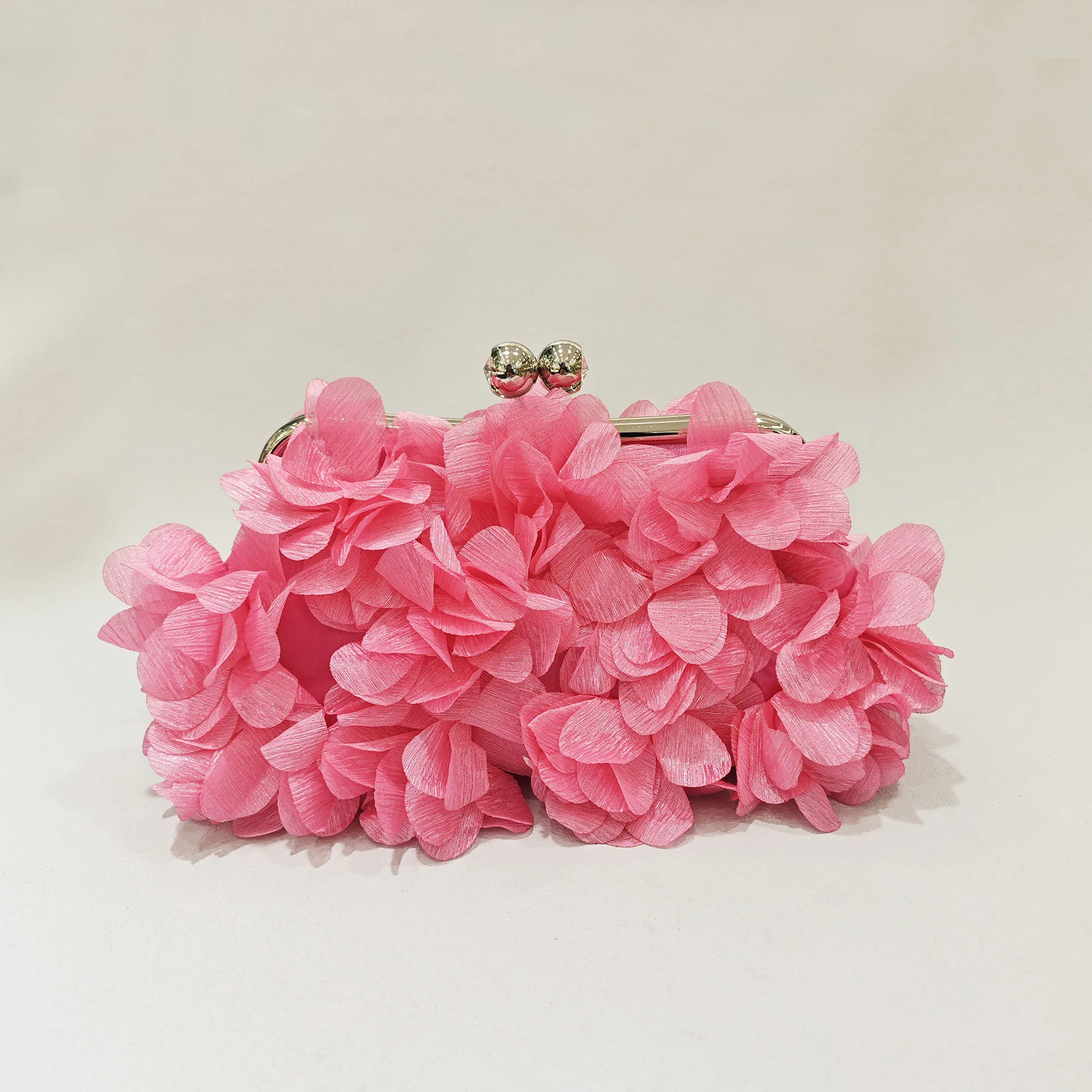 

JXL-Stereoscopic petal cloth bag Crystal Evening Clutch for Women, Hollow Out Flower Clutch, Wedding Purses, Handbag