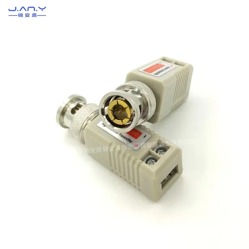 202E passive twisted pair transmitter filtering anti-interference video transmission BNC head to coaxial network HD