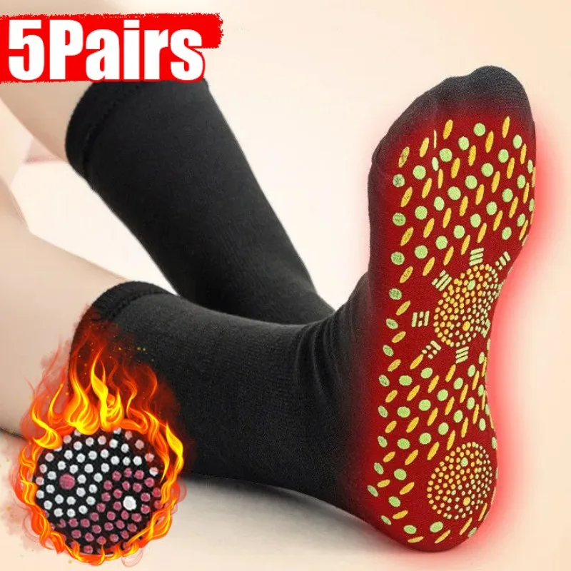 Winter Self-Heating Socks Unisex Warm Thermal Health Care Socks Slimming Magnetic Therapy Sock for Women Men Outdoor Sport Socks