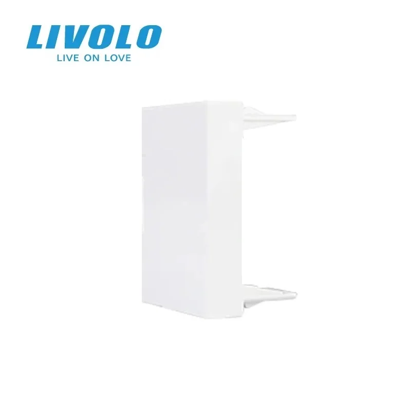 Livolo EU Standard Plastic Material, Switch Inner Shell, Empty Shell, No Panel Module, No Metal VL-FCMB-1WP