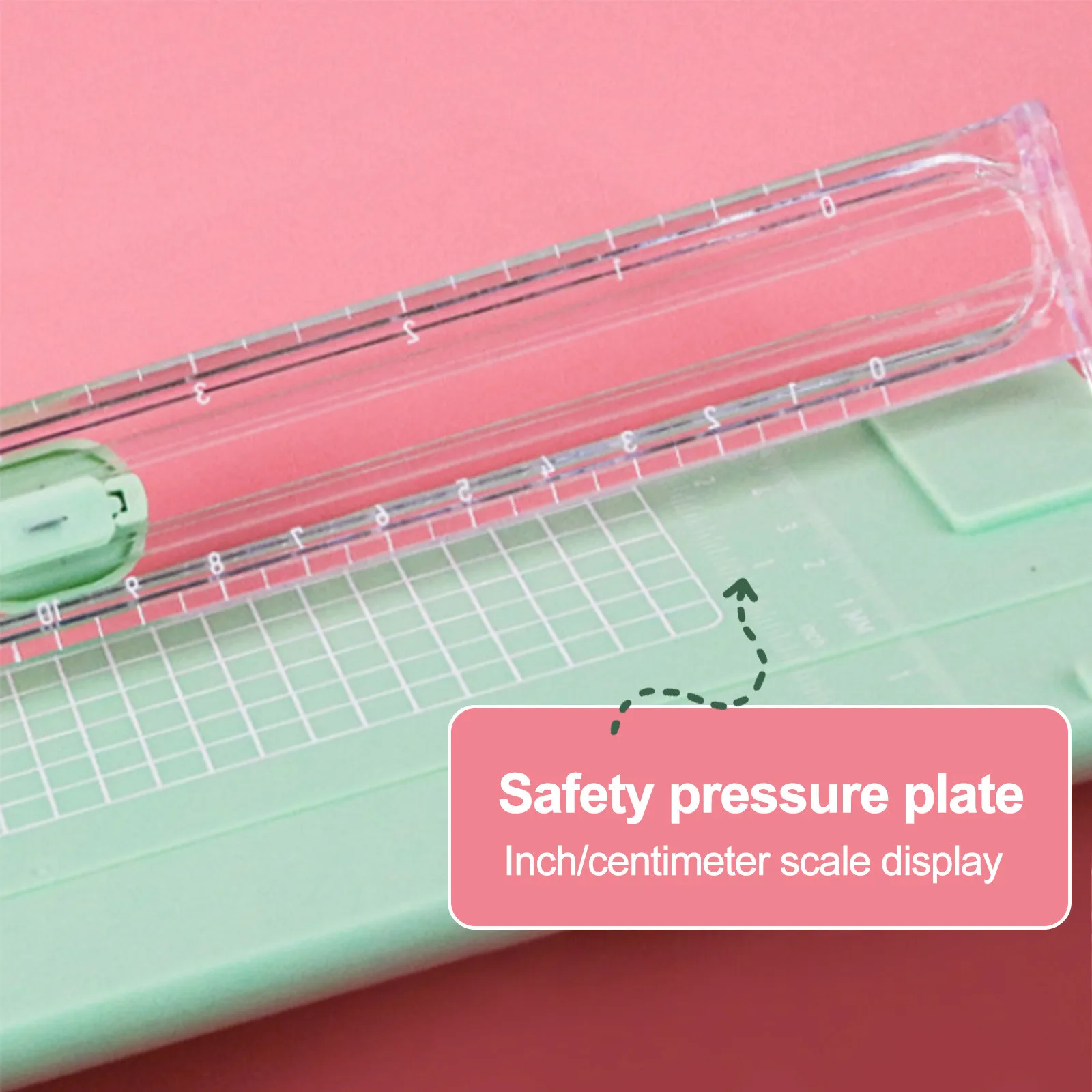 قاعدة بلاستيكية لتشذيب الورق المحمولة A4 آلة قطع الورق صور القاطع سجل القصاصات شفرة صغيرة المنزل مكتب أدوات الحرف الفنية