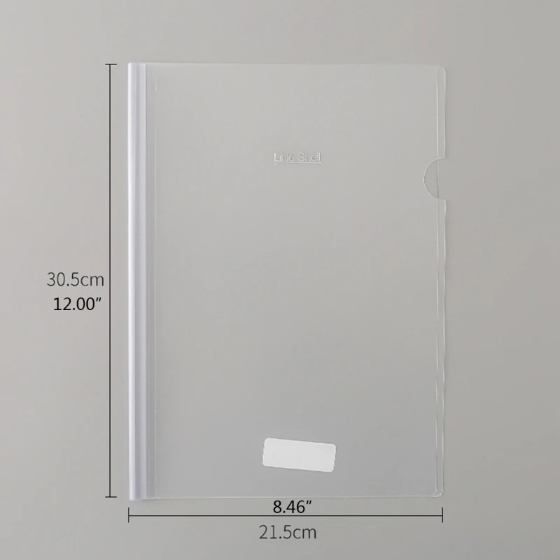 5 قطعة شفافة A4 مجلد ملفات مجموعة طوي الأفقي/الرأسي A4 مجلد ملفات