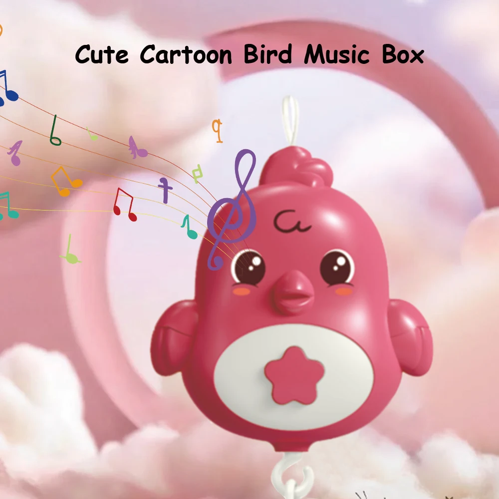 Cuna móvil con luces de música para bebé, juguete giratorio colgante con proyección de estrellas, bonito