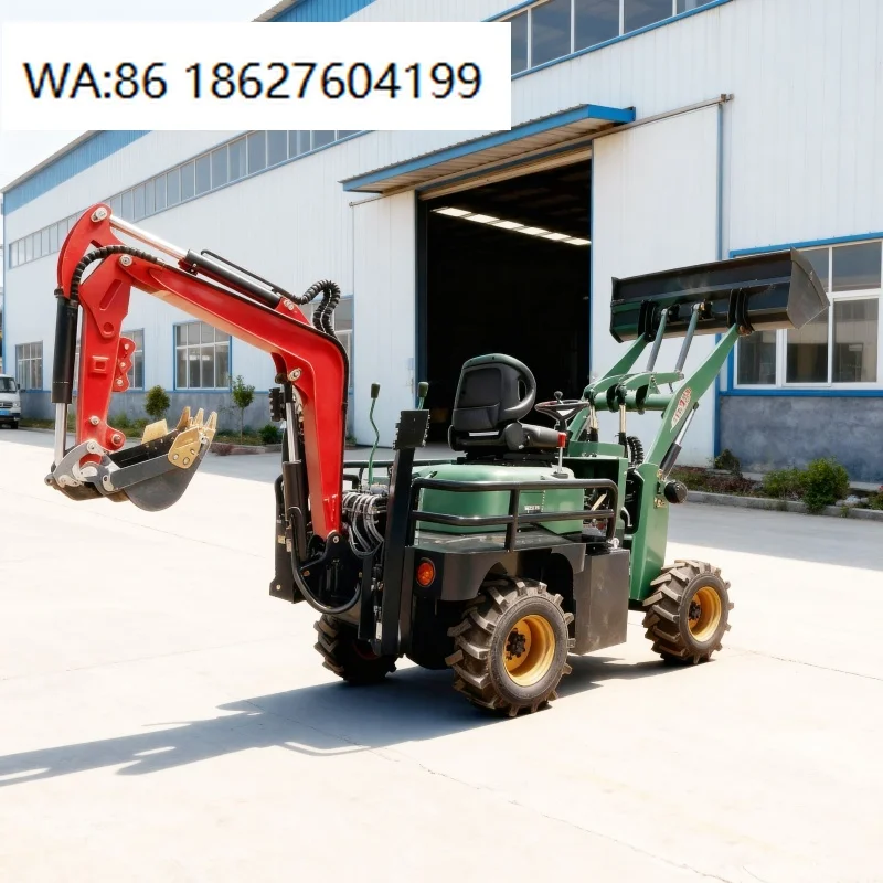 4x4  Towable Backhoe Loader High Digging Power CE Certified Construction ry