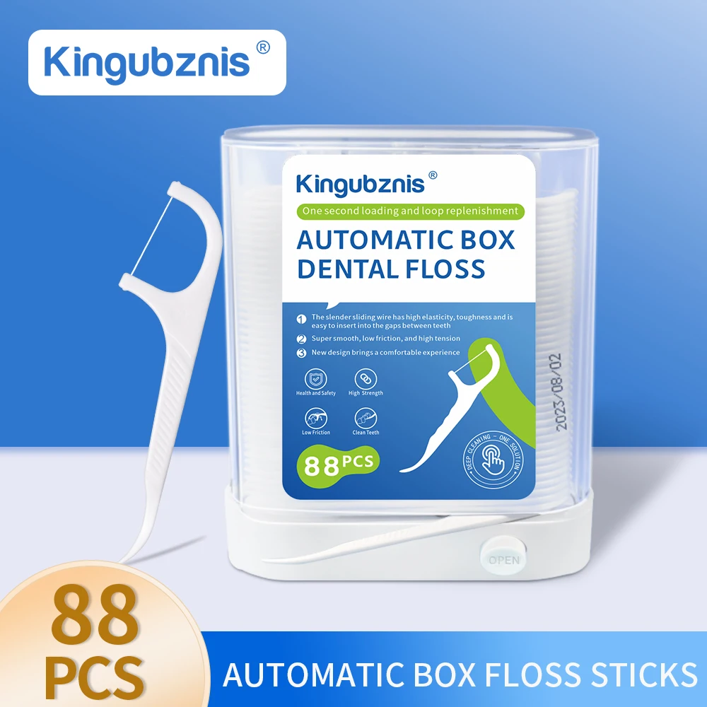 88/440/880 PCS Zahnseide Picks Dispenser Automatische Halter Dental Flosser Sticks Lagerung Box Tragbare Reise Kunststoff Zahnstocher