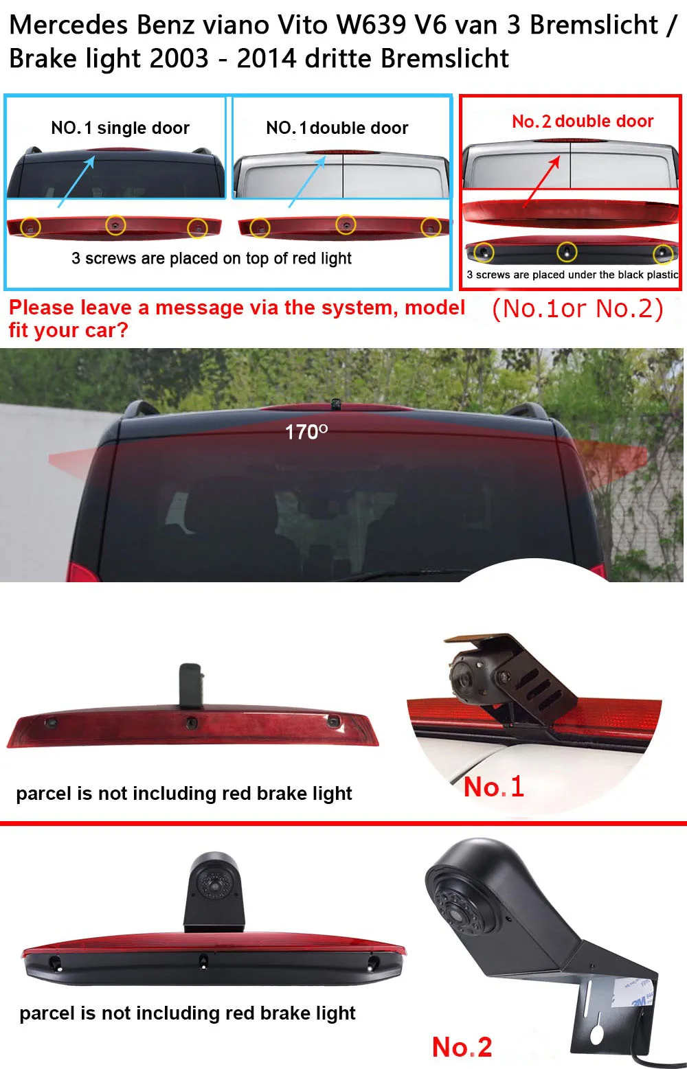 HKNL CCD parking Car Reverse Camera 7