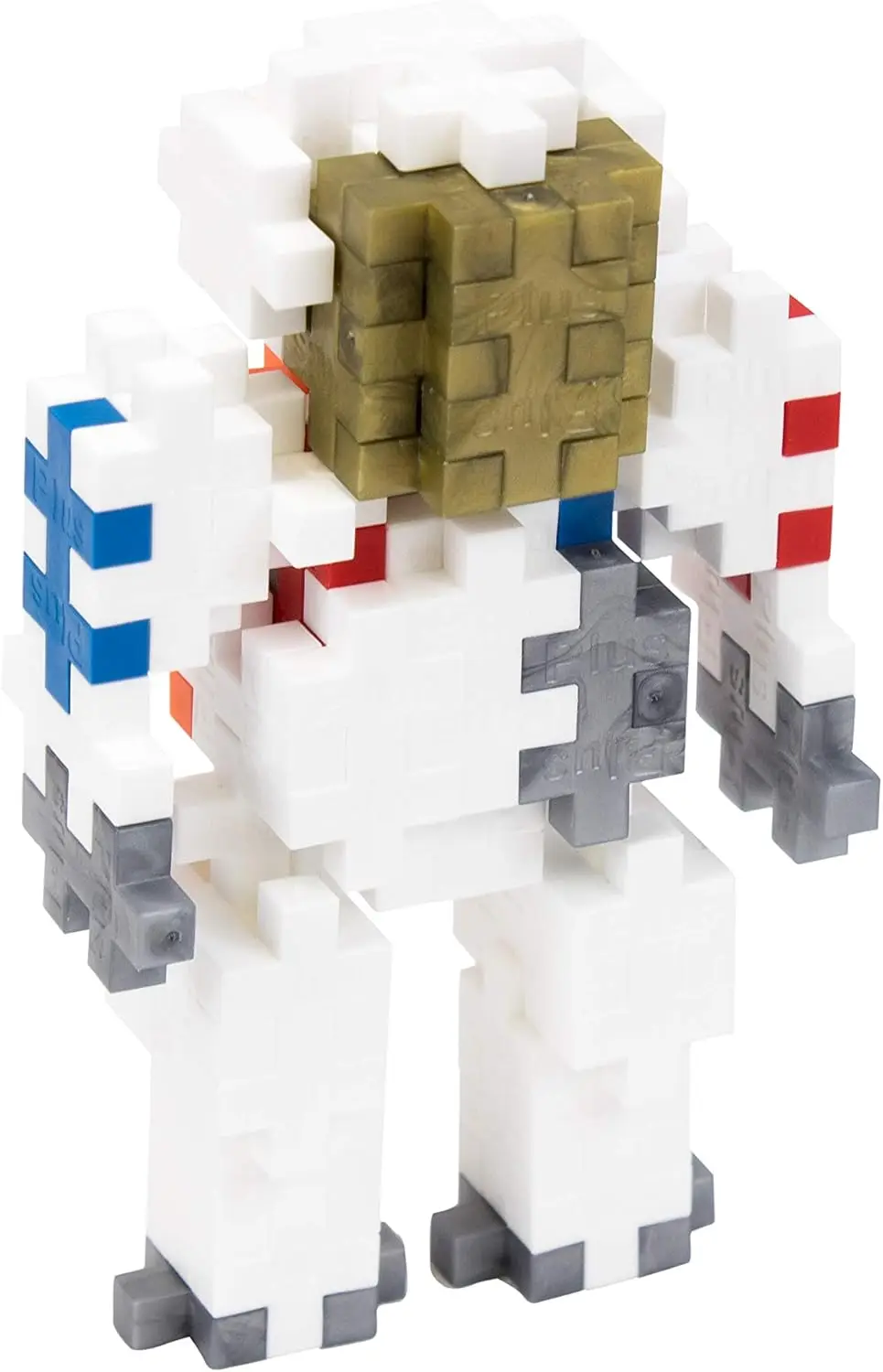 مجموعة مكعبات بناء جذع الألغاز ثلاثية الأبعاد، لعبة علمية للأطفال، 70 قطعة متشابكة - رائد الفضاء أبولو 11 صانع الفضاء الصغير Tu