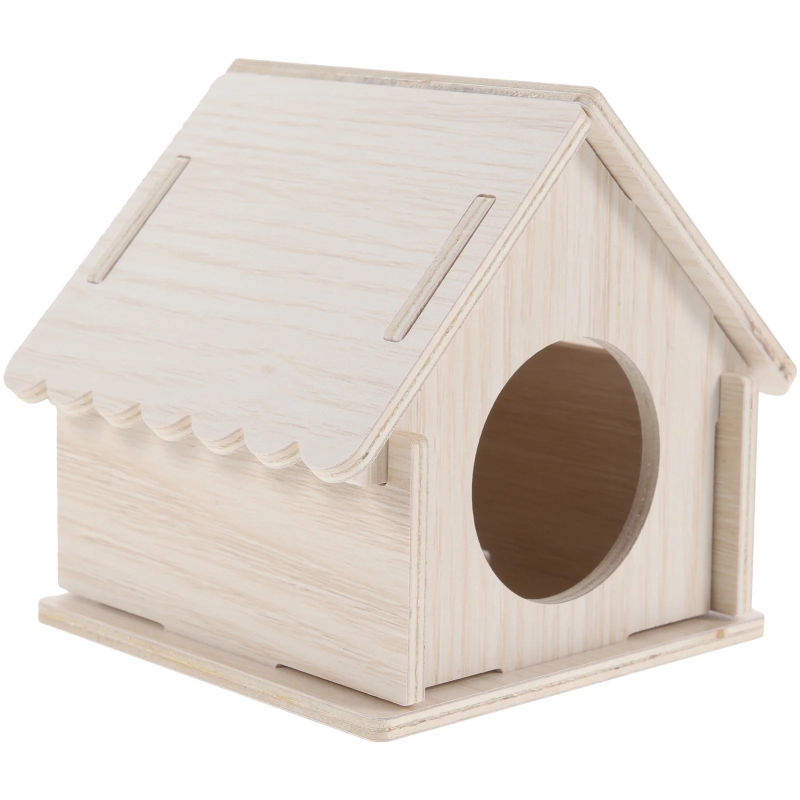 

Guinea Pig Multi-storey Small Animal Mechanism Wooden House Decorative Pet Hut Hideout Toy Rabbit Accessories Chinchilla