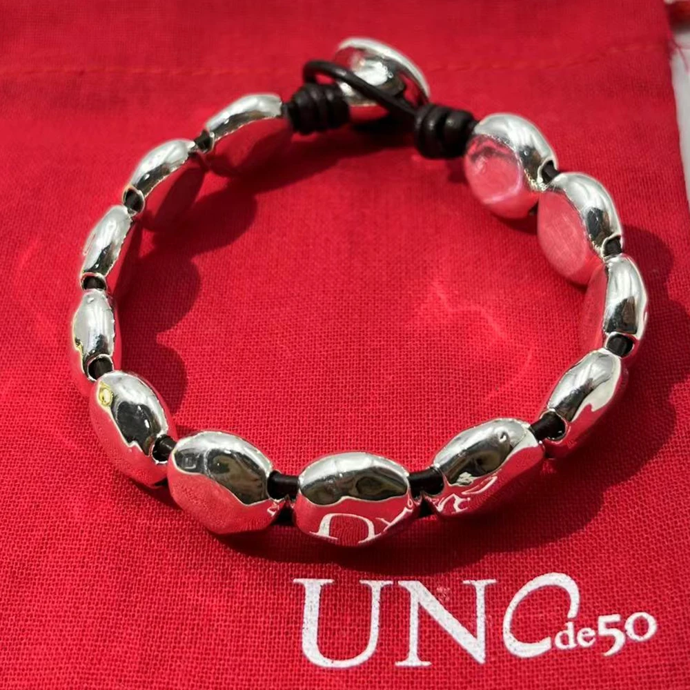 Original design for the best-selling UNO 2024 classic niche bracelet in Europe as a couple's holiday gift,