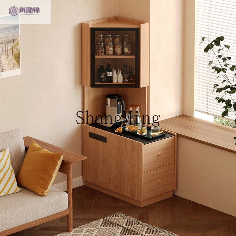 

CL rack storage cabinet, side cabinet next to the corner tea table sofa in the living room