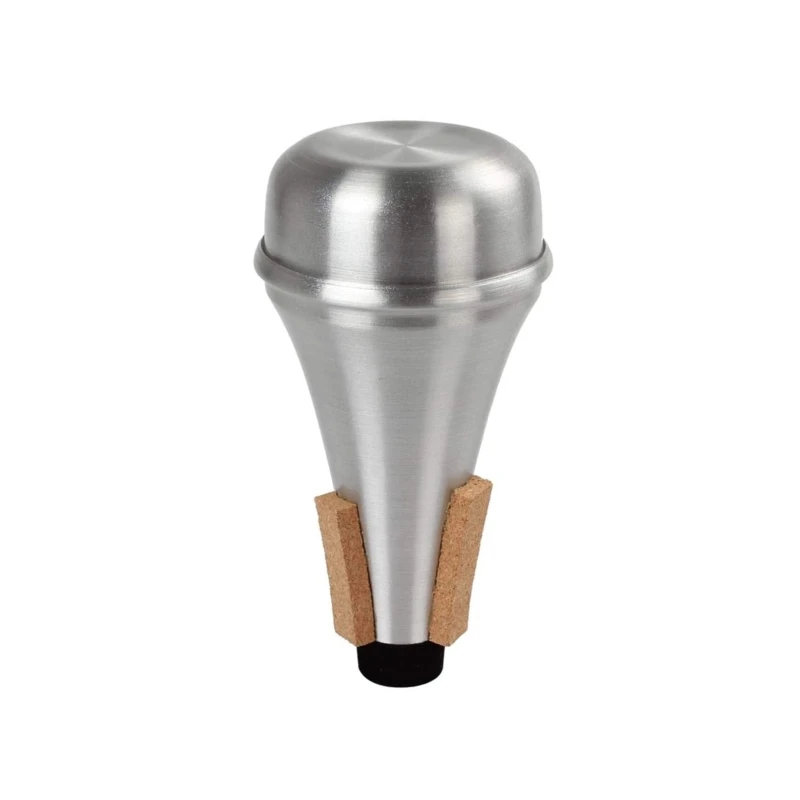 High Quality Silver Aluminum Alloy Trumpet Mute Sourdine Fits All Trumpets