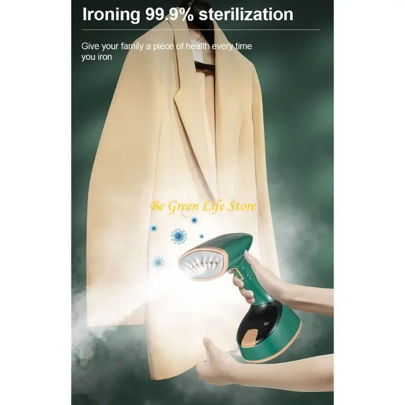 M7DF 핸드 헬드 증기선 120ml 주름 제거 의류 증기선 여행용 증기