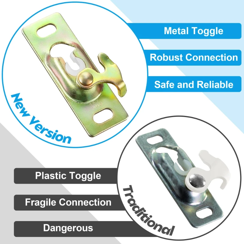 1 Set Sliding Door Hanger Roller Plate and Pivot Wrench RV or Pocket Door Hardware Repair with Sliding Door Rollers