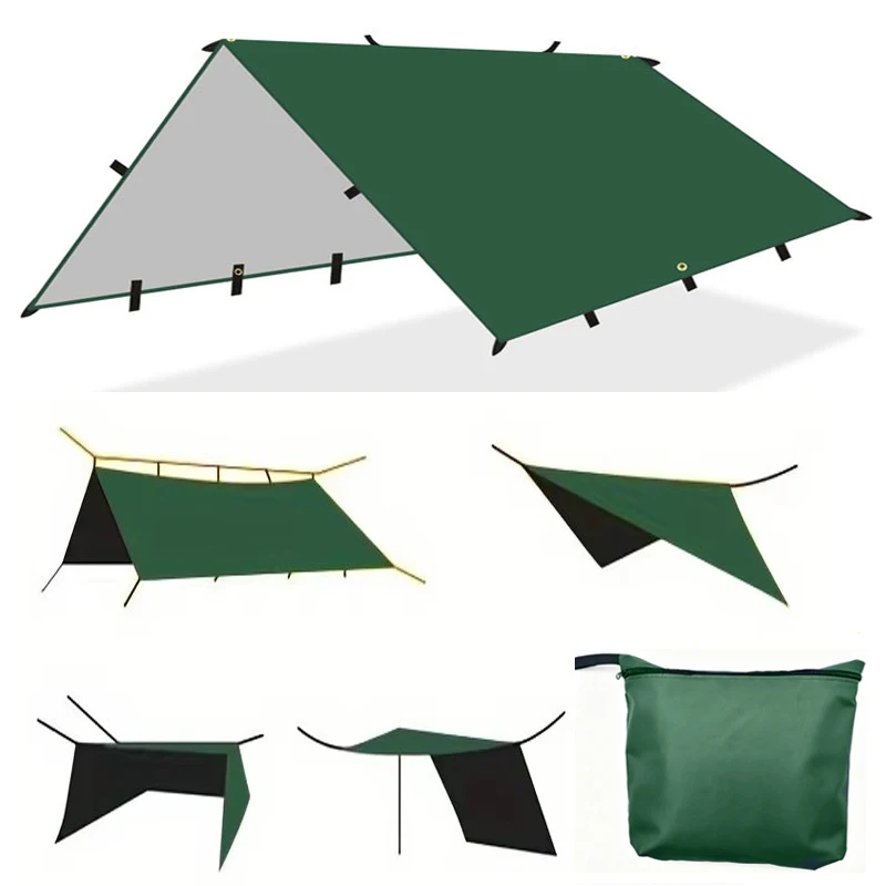 19 Hanging Points, Multi Style Sunshade Tents, Waterproof Cloth, Outdoor Hiking, Waterproof Camping