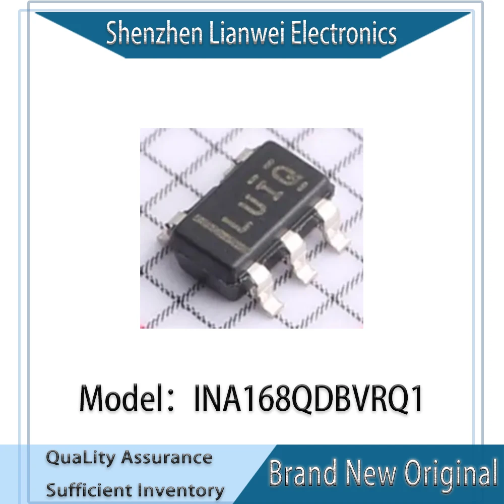 100% New Original INA168QDBVRQ1 LUIQ IC Chipset SOT-23-5
