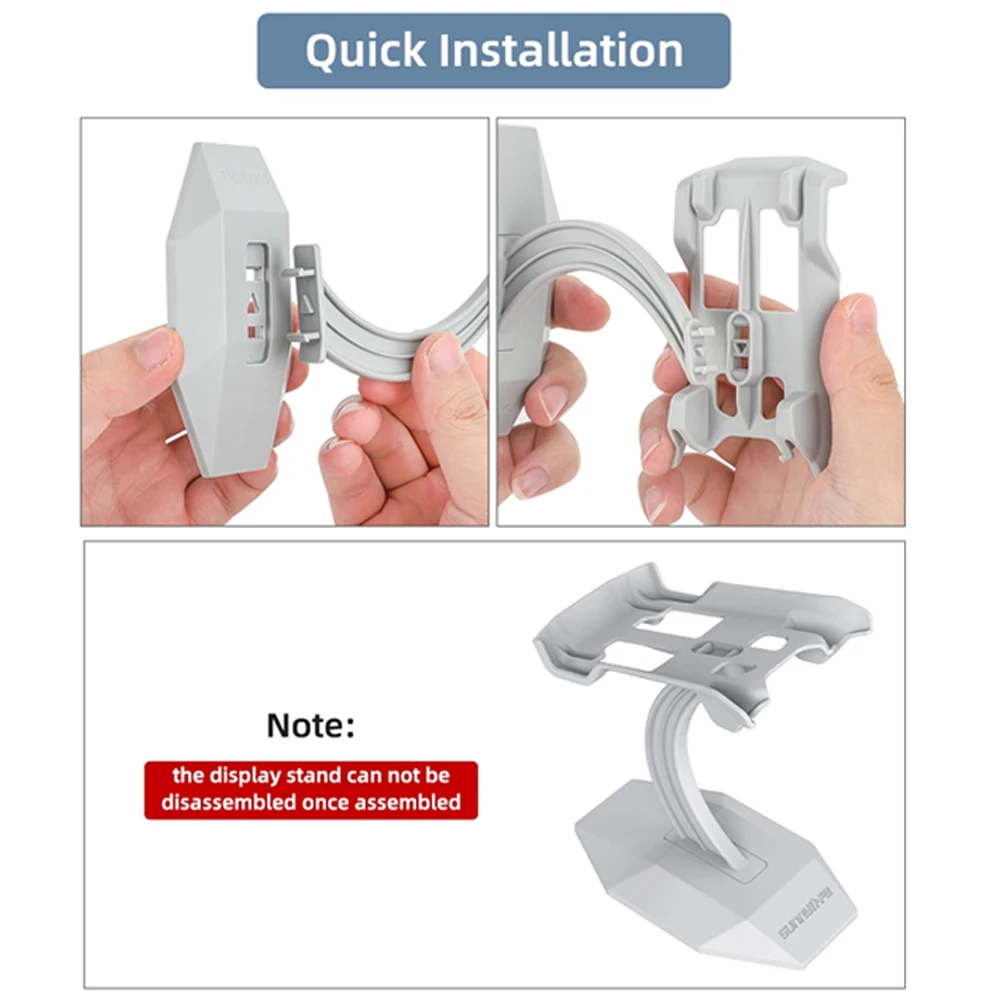 Sunnylife Drone Desktop Display Stand Mount Base Bracket for DJI Mini 3 Pro/Mini 3/2 SE/2/SE/Mini Display Rack Drone Accessories