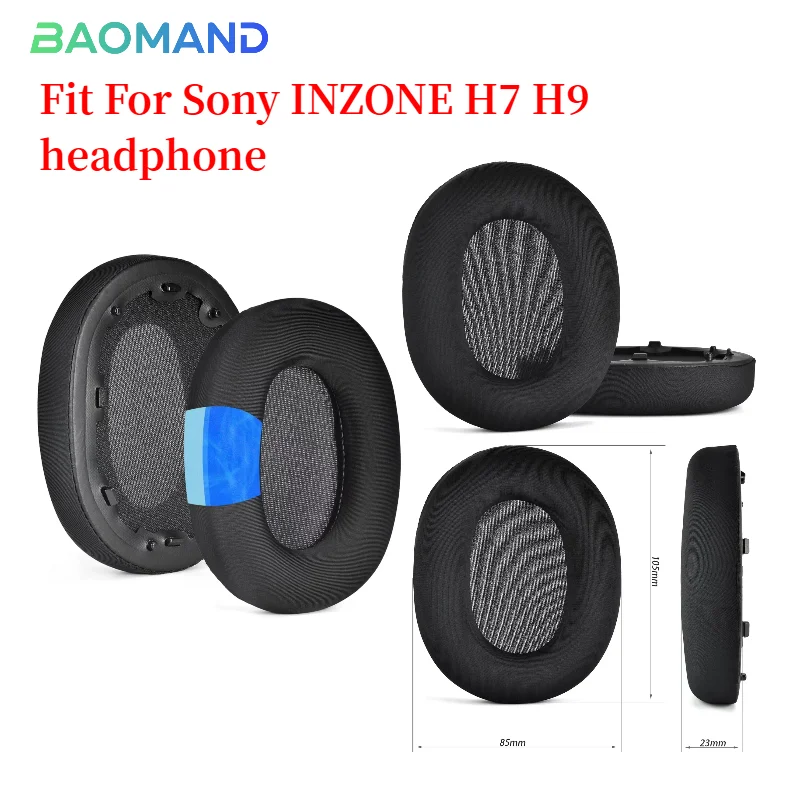 

Sport Cooling-Gel Replacement Ear Pads for Sony INZONE H7 H9 Headphones Ear Cushions, Headset Ear Cover Earpads Accessories