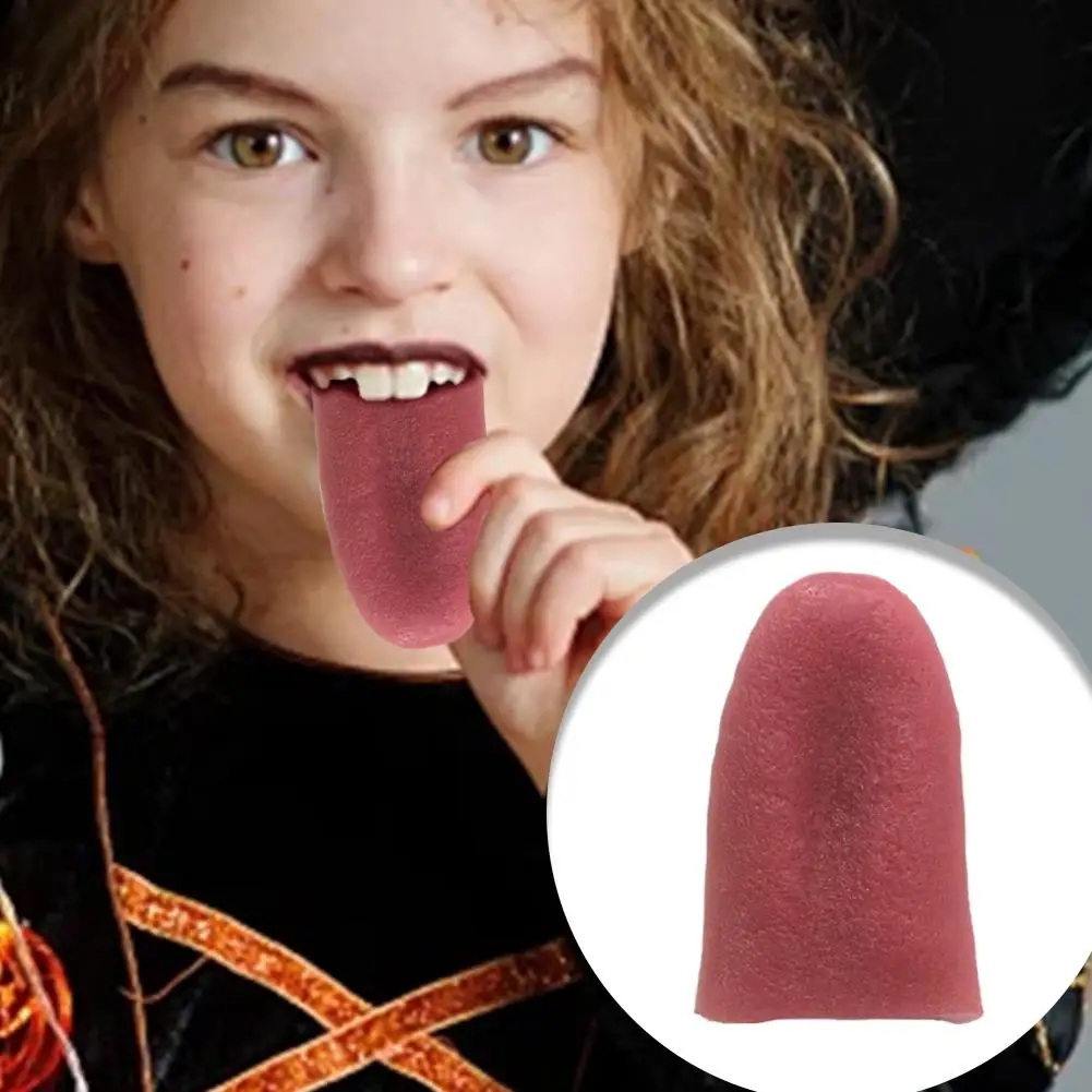 Realistic Fake Tongue Gross Jokes Prank Magic Tricks Horrific Magicians Props Piercing Magic Accessories Novelty and Gag Toys