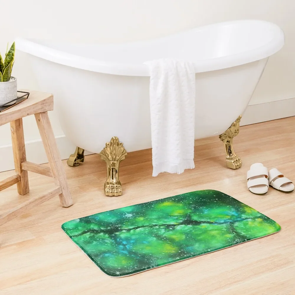 

Green Tool Nebula Bath Mat Toilet Floor Bathroom Floor Mat