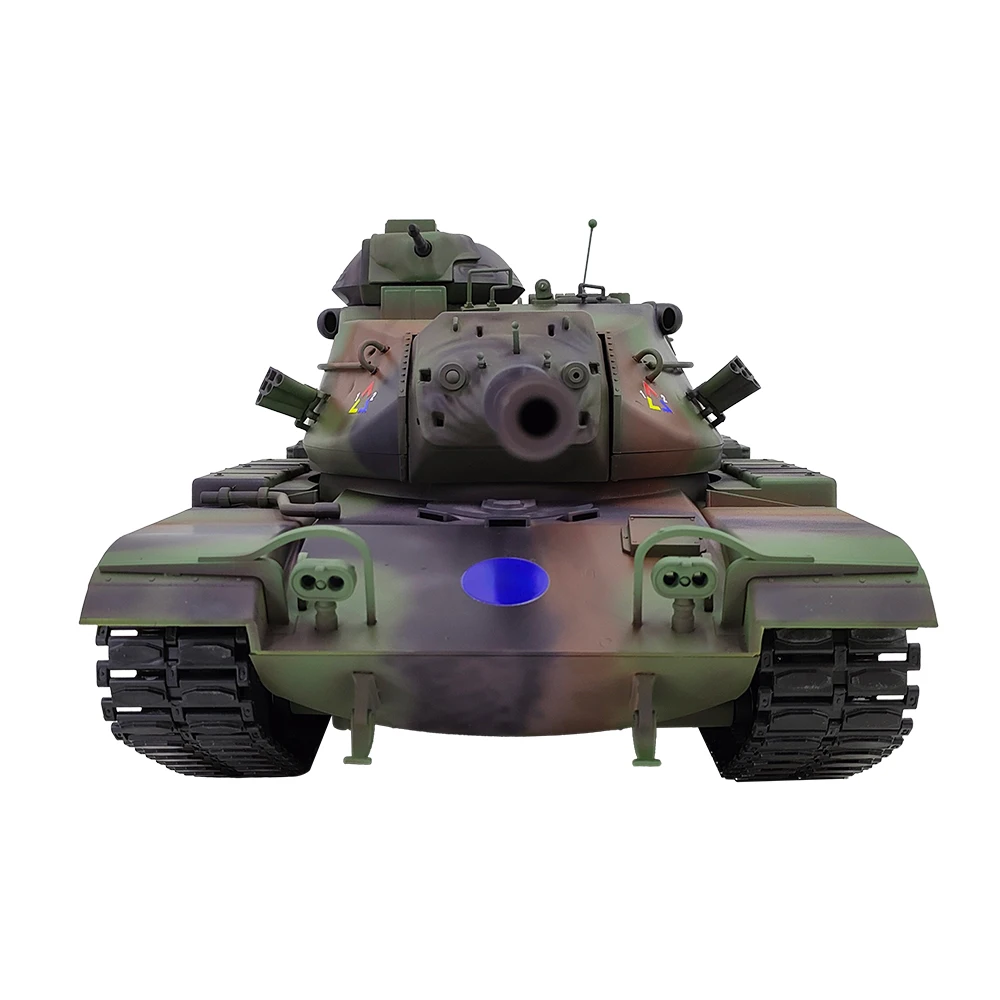Pabrik 1/16 AS M60A3 RC Tank Model logam Remote Control Off-Road Tank tempur mainan RC Tank